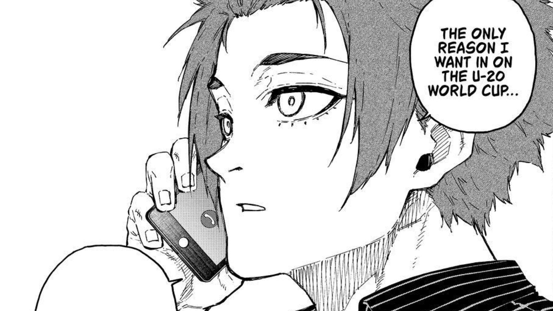 Sae Itoshi as seen in Blue Lock chapter 308 (Image via Kodansha)
